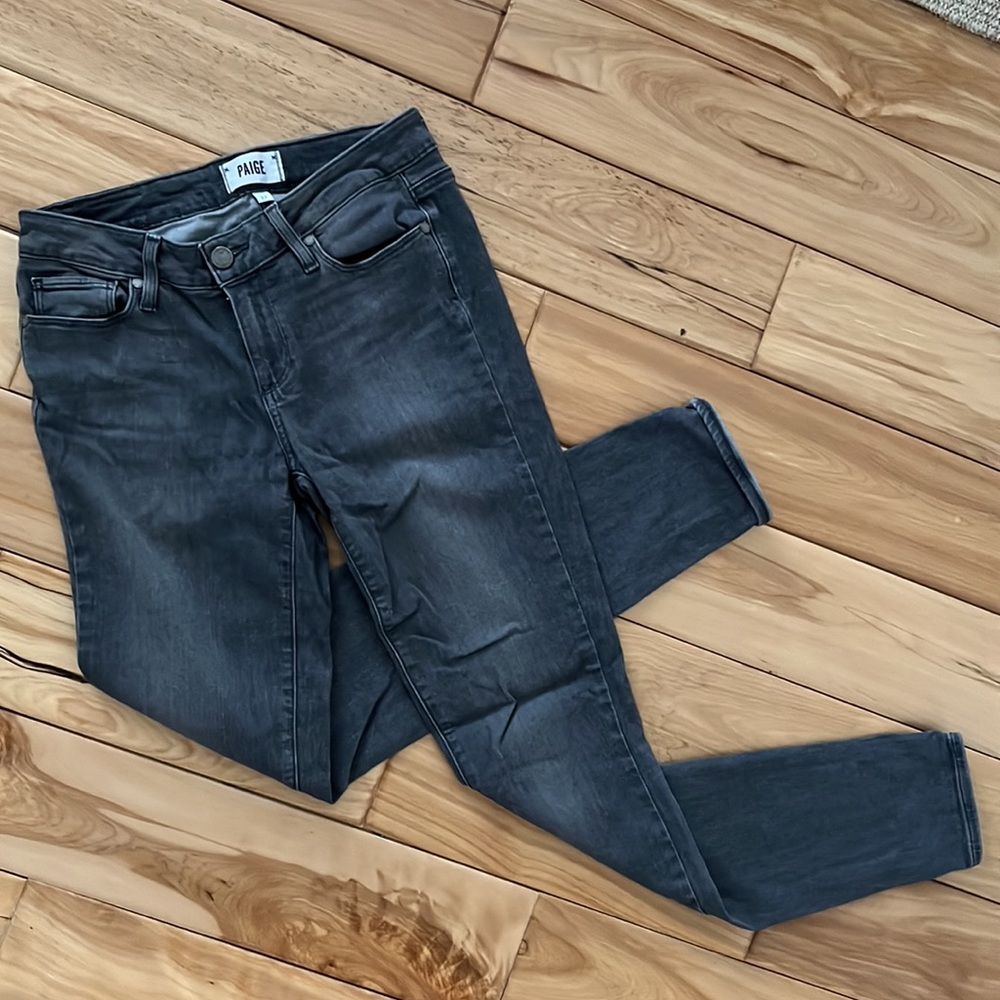 Paige Verdugo Ultra Skinny Jeans - Grey Wash - Sz. 27